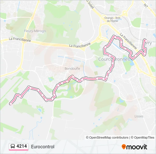4214 Bus Line Map