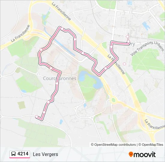 4214 Bus Line Map