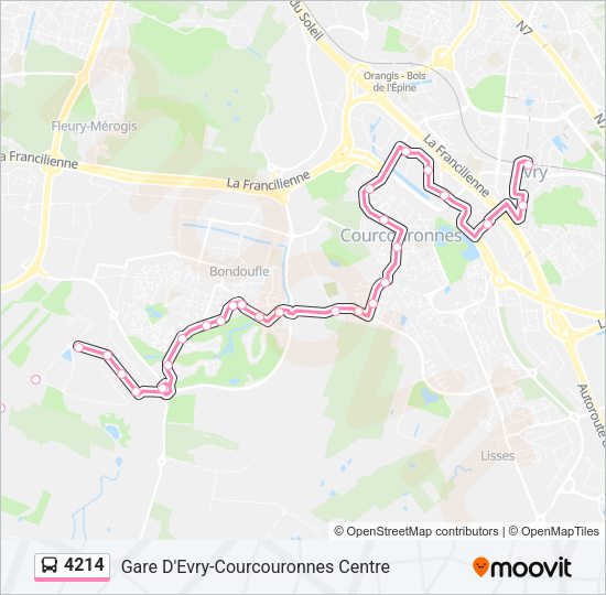 4214 Bus Line Map