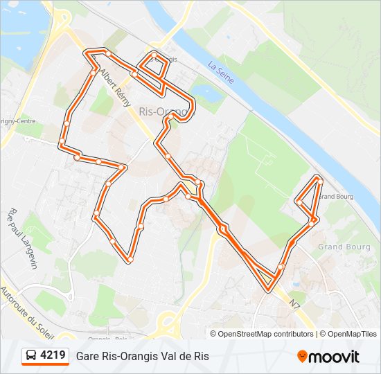 4219 Bus Line Map