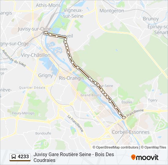 4233 Route: Schedules, Stops & Maps - Résidence la Vallée (Updated)