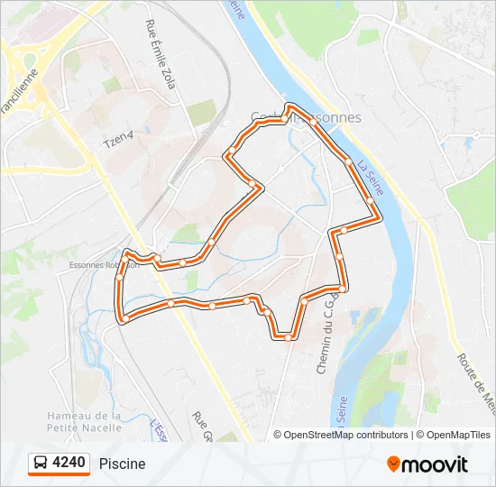 4240 Bus Line Map