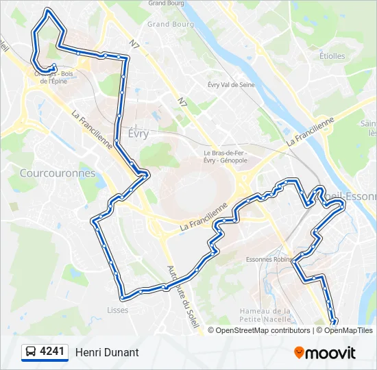 4241 Bus Line Map