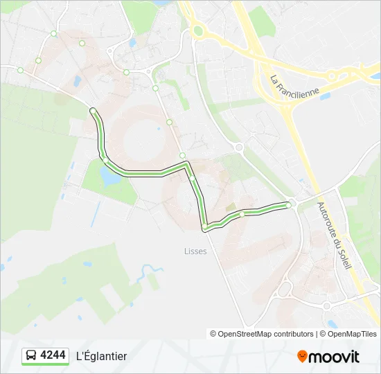 4244 Bus Line Map