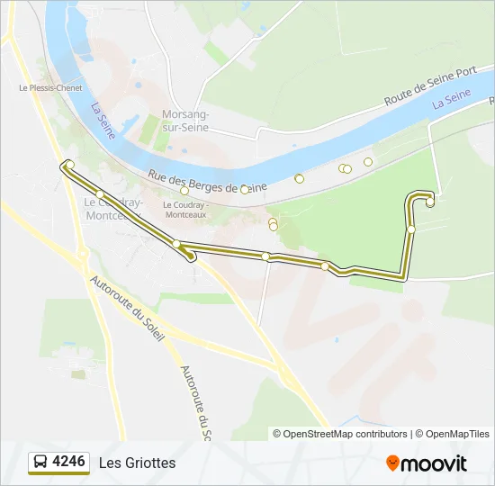 4246 Bus Line Map