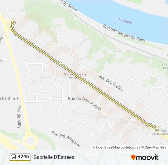 4246 Bus Line Map