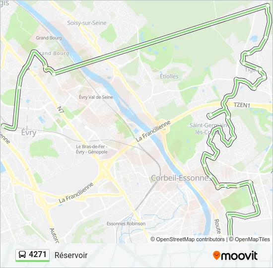 4271 Bus Line Map