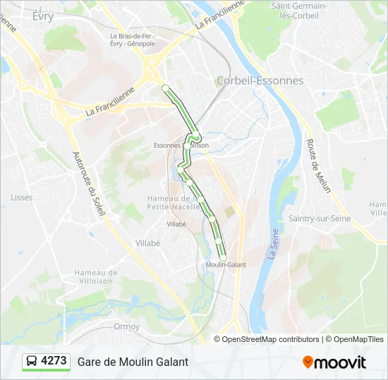 4273 Bus Line Map