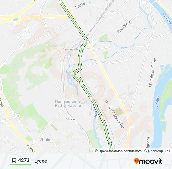 4273 Bus Line Map