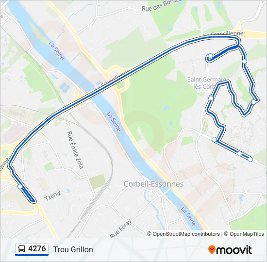 4276 Bus Line Map