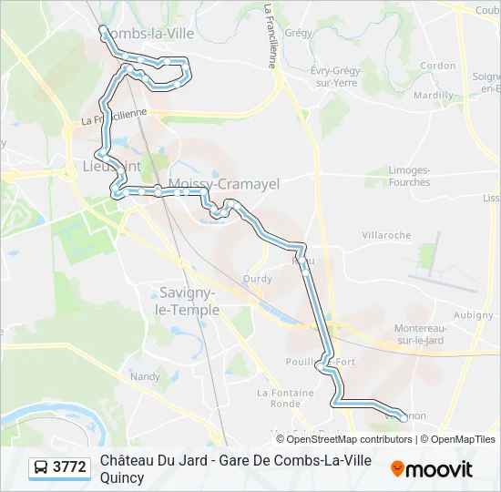 3772 Bus Line Map
