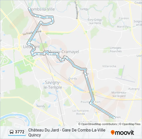 3772 Bus Line Map