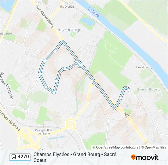 4270 Bus Line Map