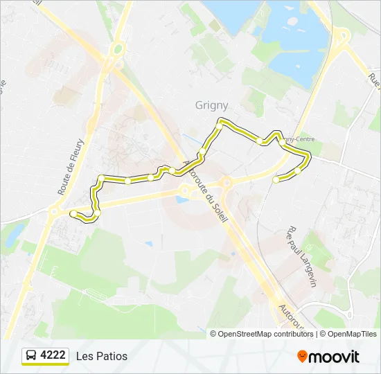 4222 Bus Line Map