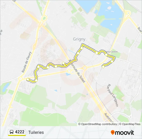 4222 Bus Line Map