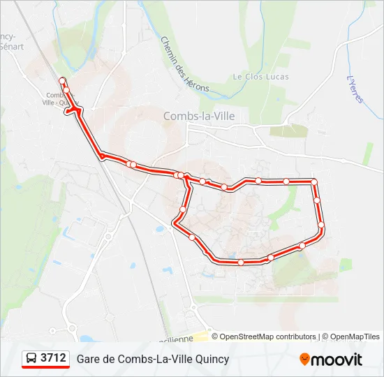 3712 Bus Line Map