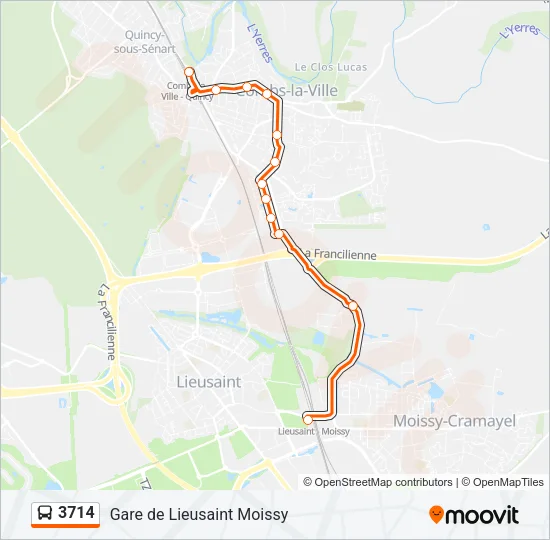 3714 Bus Line Map