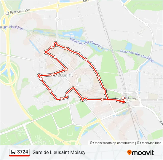 3724 Bus Line Map