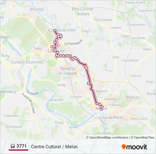 3771 Bus Line Map