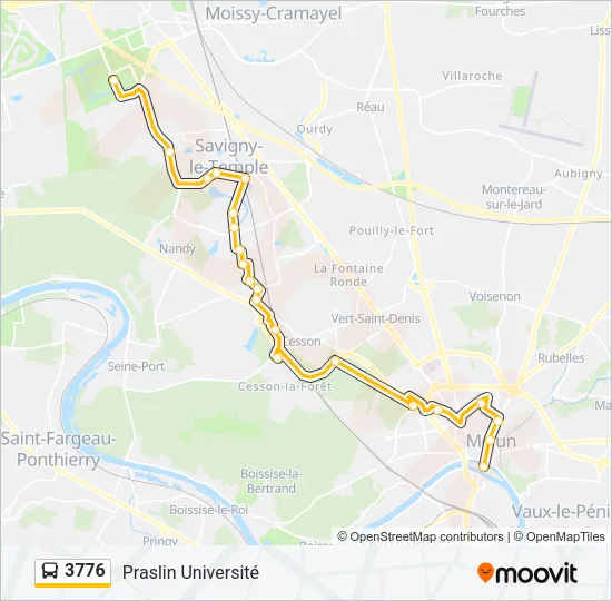 3776 Bus Line Map