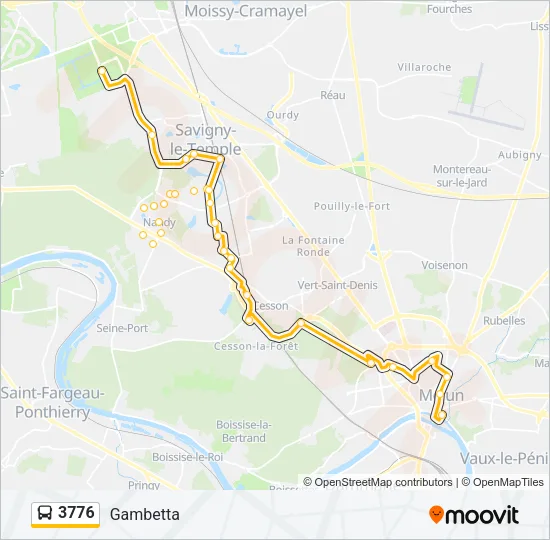 3776 Bus Line Map