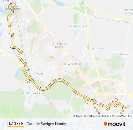 3776 Bus Line Map