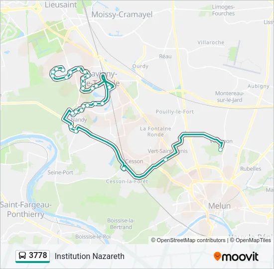 3778 Bus Line Map
