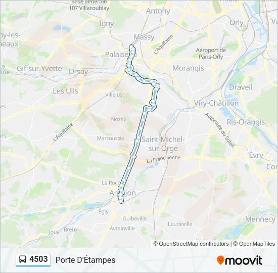 4503 Bus Line Map