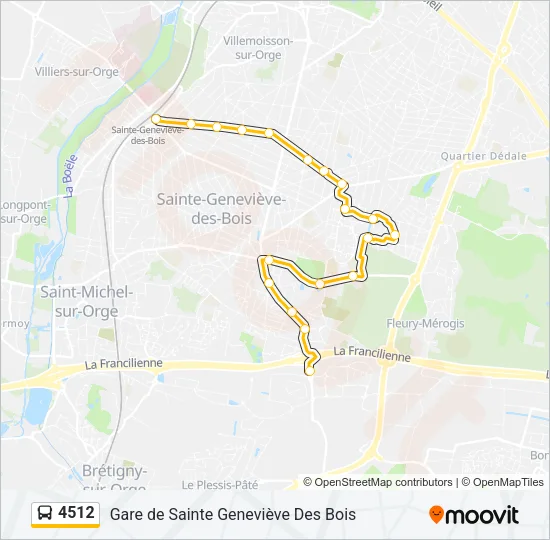 4512 Bus Line Map