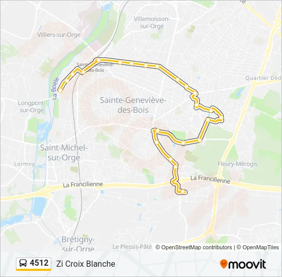 4512 Bus Line Map