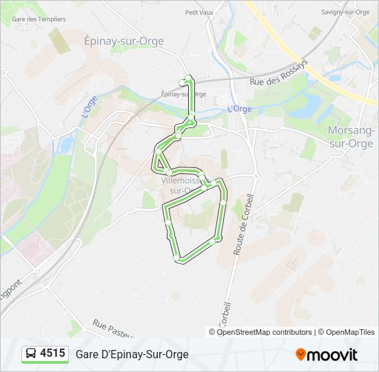 4515 Bus Line Map