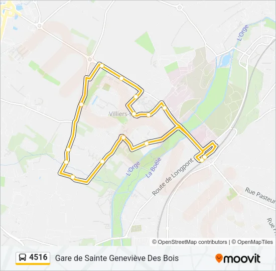 4516 Bus Line Map