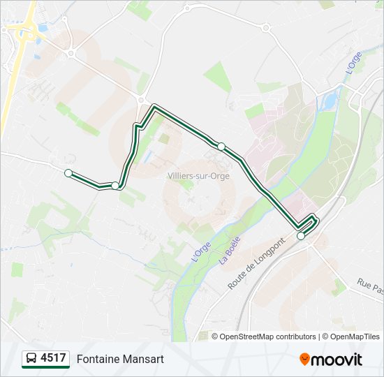 4517 Bus Line Map