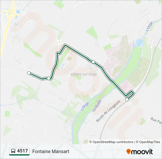 4517 Bus Line Map
