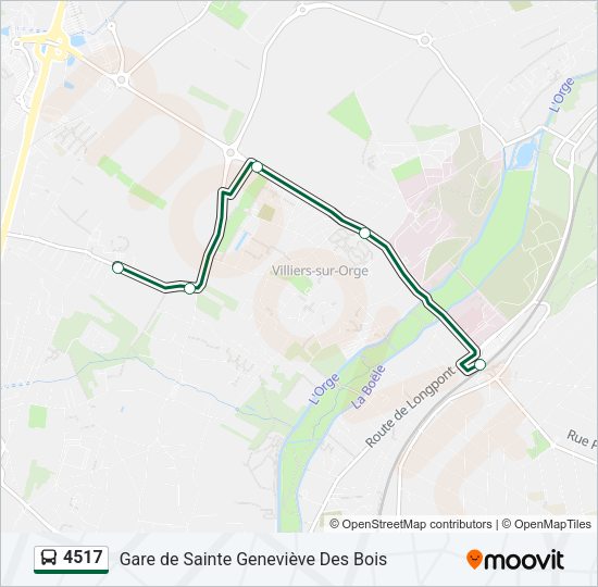 4517 Bus Line Map