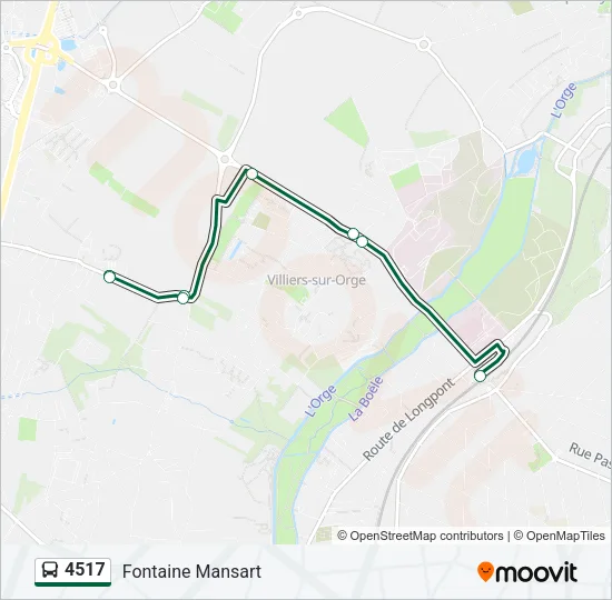 4517 Bus Line Map