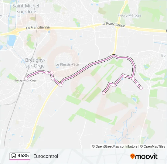 4535 Bus Line Map