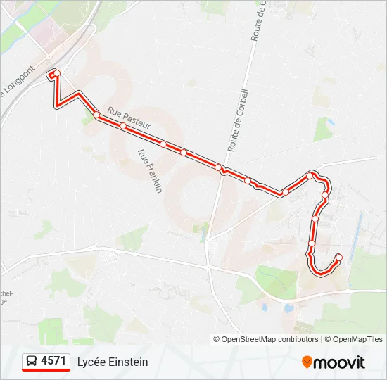 4571 Bus Line Map