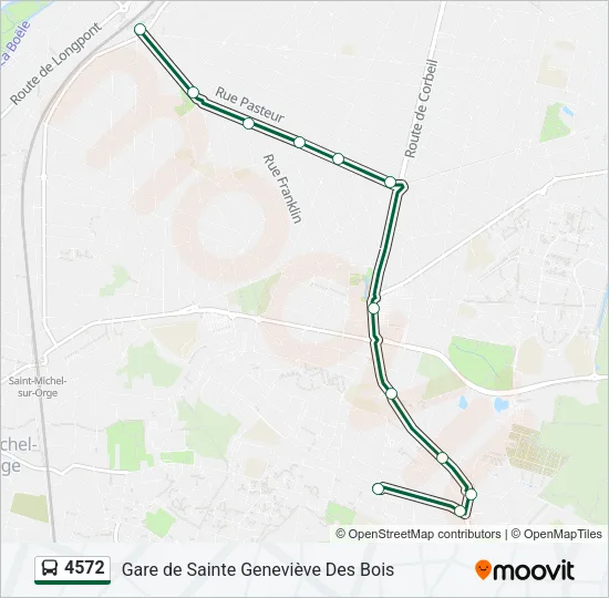 4572 Bus Line Map