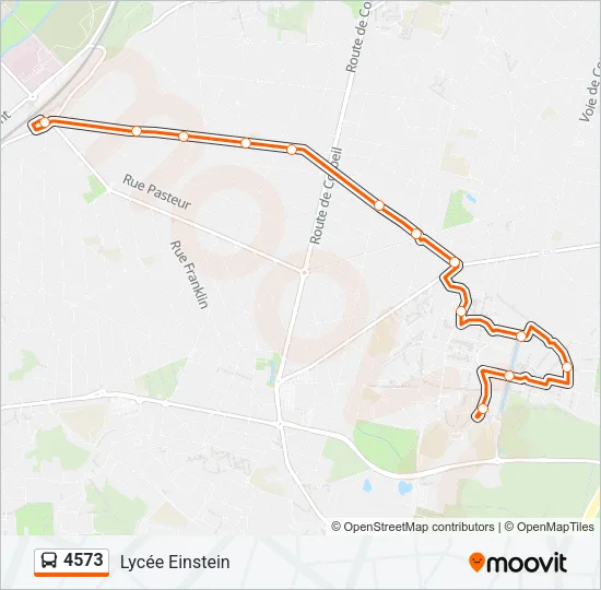 4573 Bus Line Map