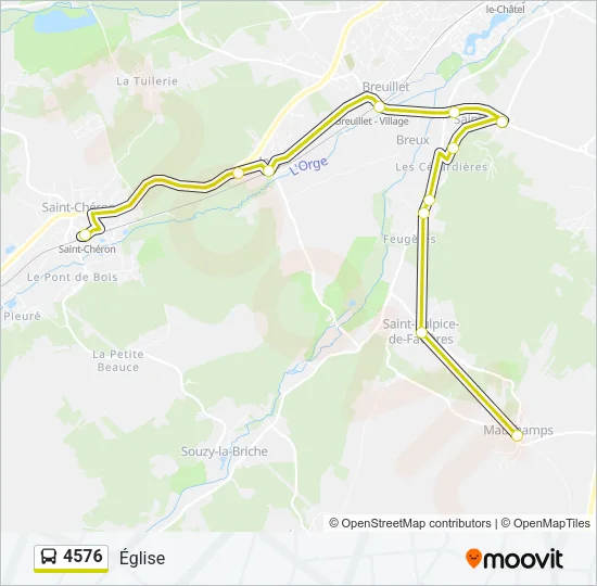 4576 Bus Line Map