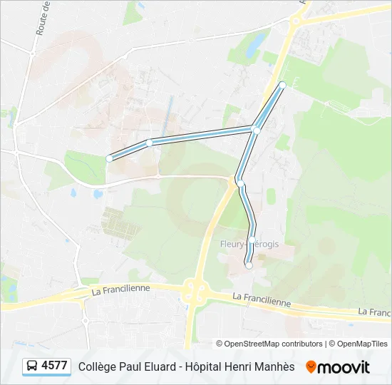 4577 Bus Line Map