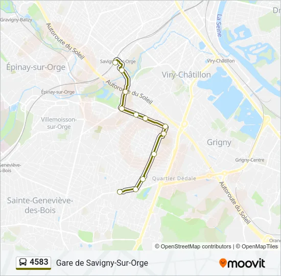 4583 Bus Line Map