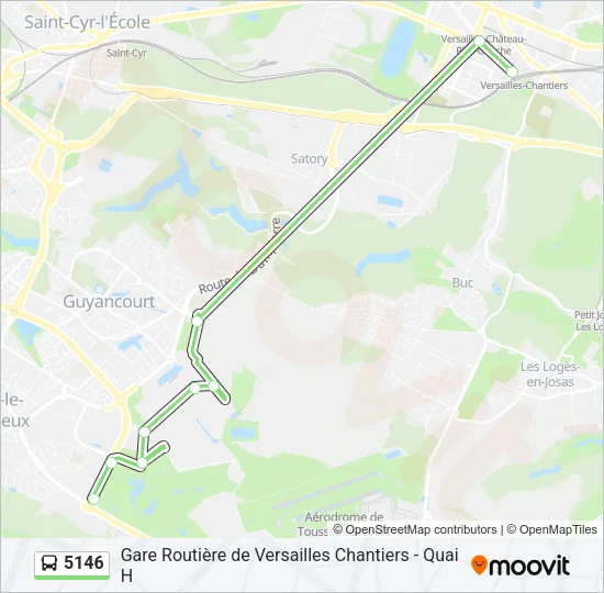 5146 Bus Line Map