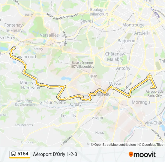 5154 Bus Line Map