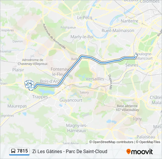 7815 Bus Line Map