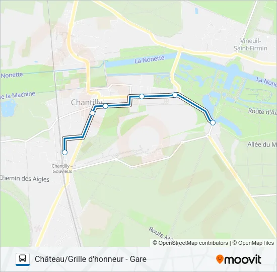 DUCHESSE Bus Line Map