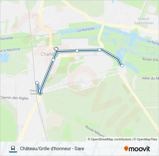 DUCHESSE Bus Line Map