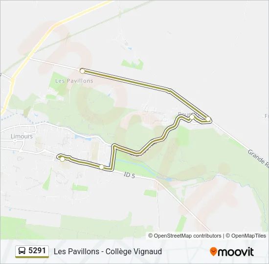 5291 Bus Line Map
