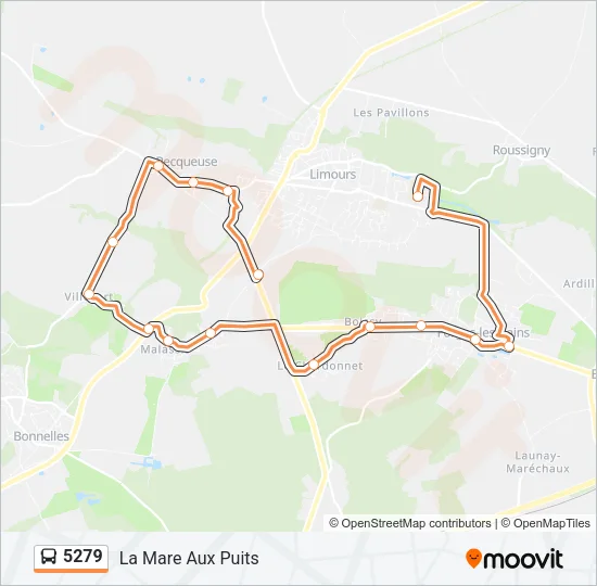 5279 Bus Line Map